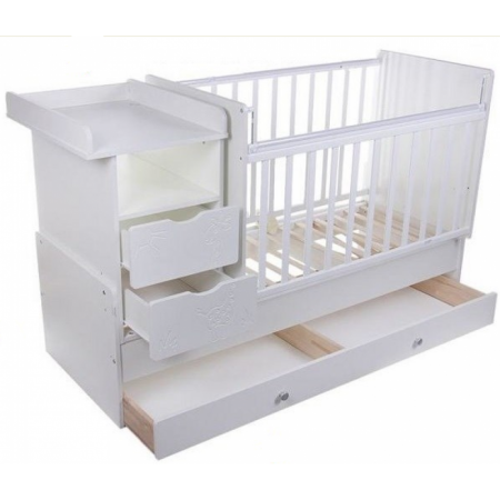 SKV-Company Детская кроватка Jiraffe (550031) Белый А-42